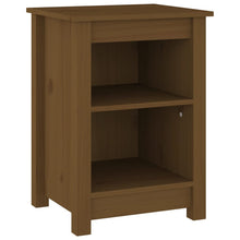 Nachtkastje 40X35X55 Cm Massief Grenenhout Honingbruin