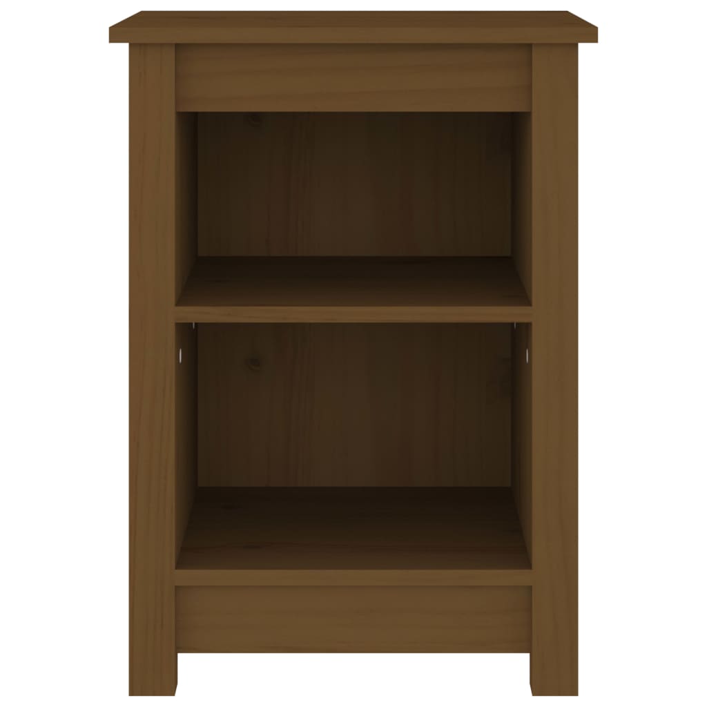 Nachtkastje 40X35X55 Cm Massief Grenenhout Honingbruin