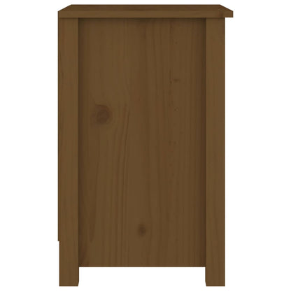 Nachtkastje 40X35X55 Cm Massief Grenenhout Honingbruin