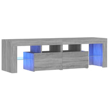 Tv-Meubel Met Led-Verlichting 40X36,5X40 Cm Eiken Grijs sonoma
