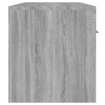 Tv-Meubel Met Led-Verlichting 40X36,5X40 Cm Eiken Grijs sonoma