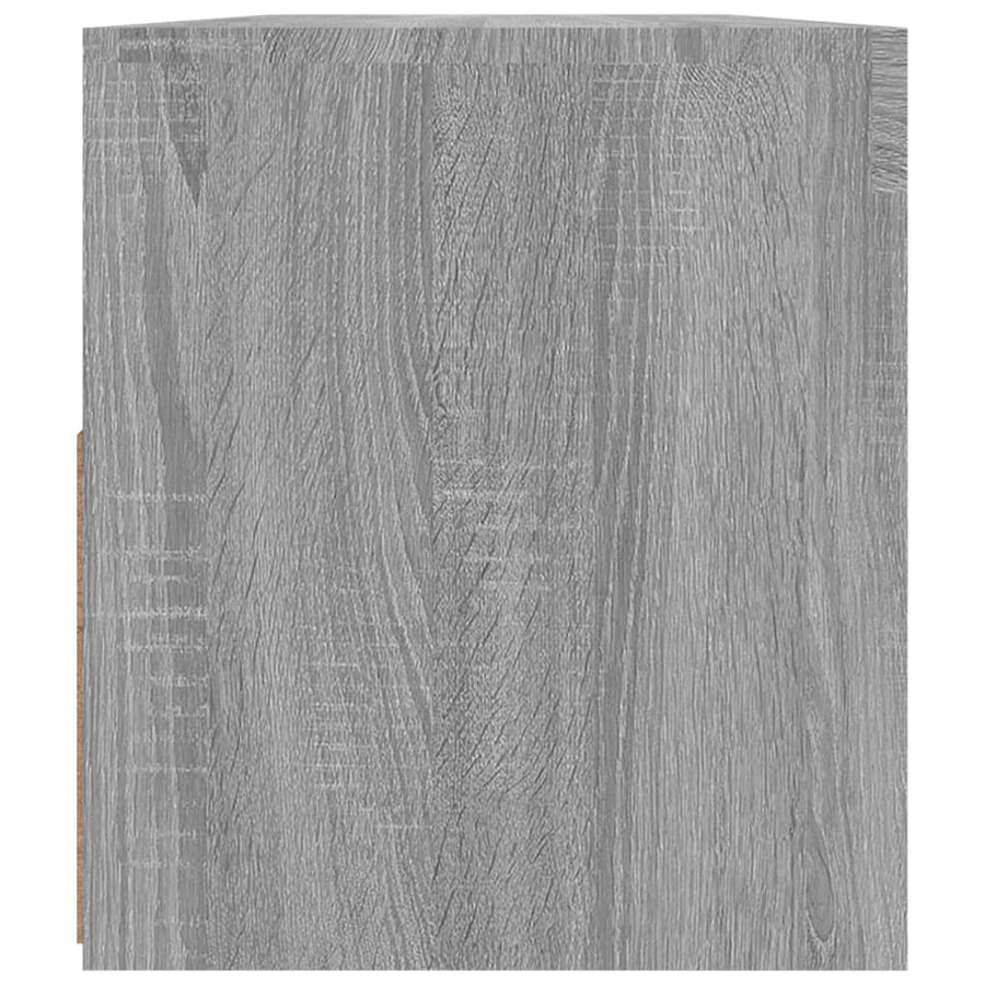 Tv-meubel met LED-verlichting 90x35x40 cm grijs sonoma eiken Grijs sonoma