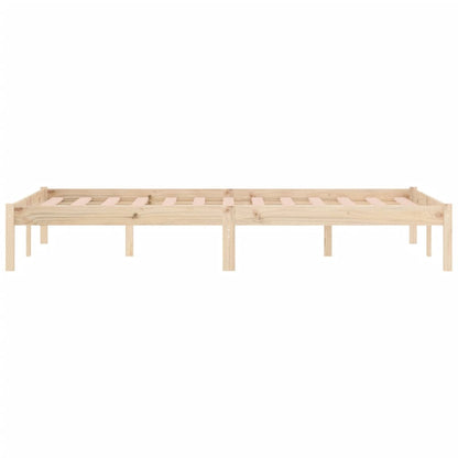 Bedframe zonder matras massief grenenhout 152x203 cm Queen