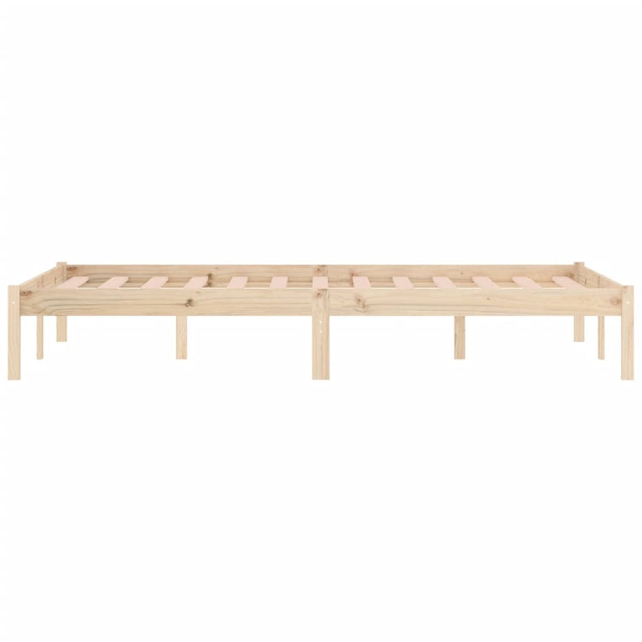 Bedframe zonder matras massief grenenhout 152x203 cm Queen