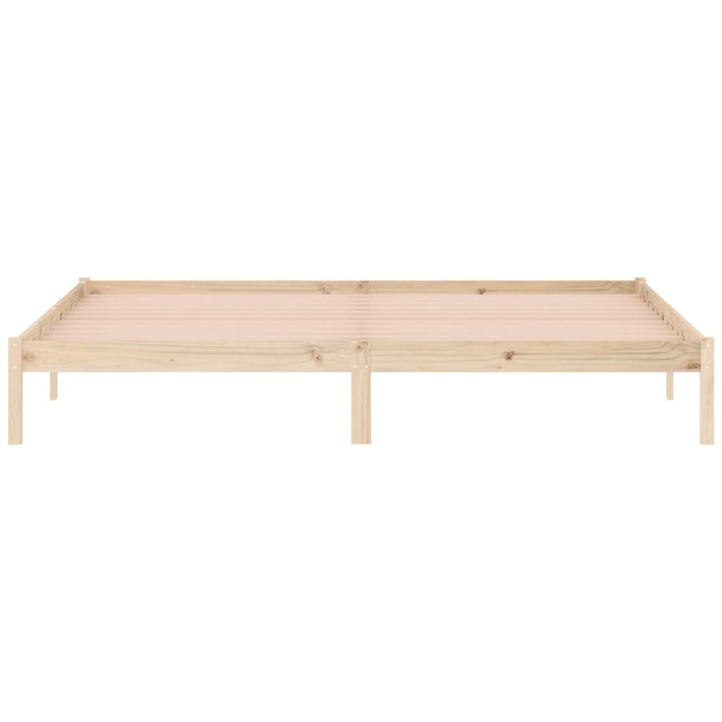 Bedframe zonder matras massief grenenhout 193x203 cm kingsize