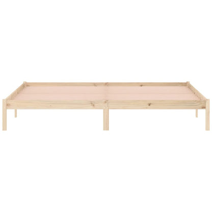 Bedframe zonder matras massief grenenhout 193x203 cm kingsize