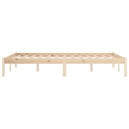 Bedframe zonder matras massief grenenhout 193x203 cm kingsize