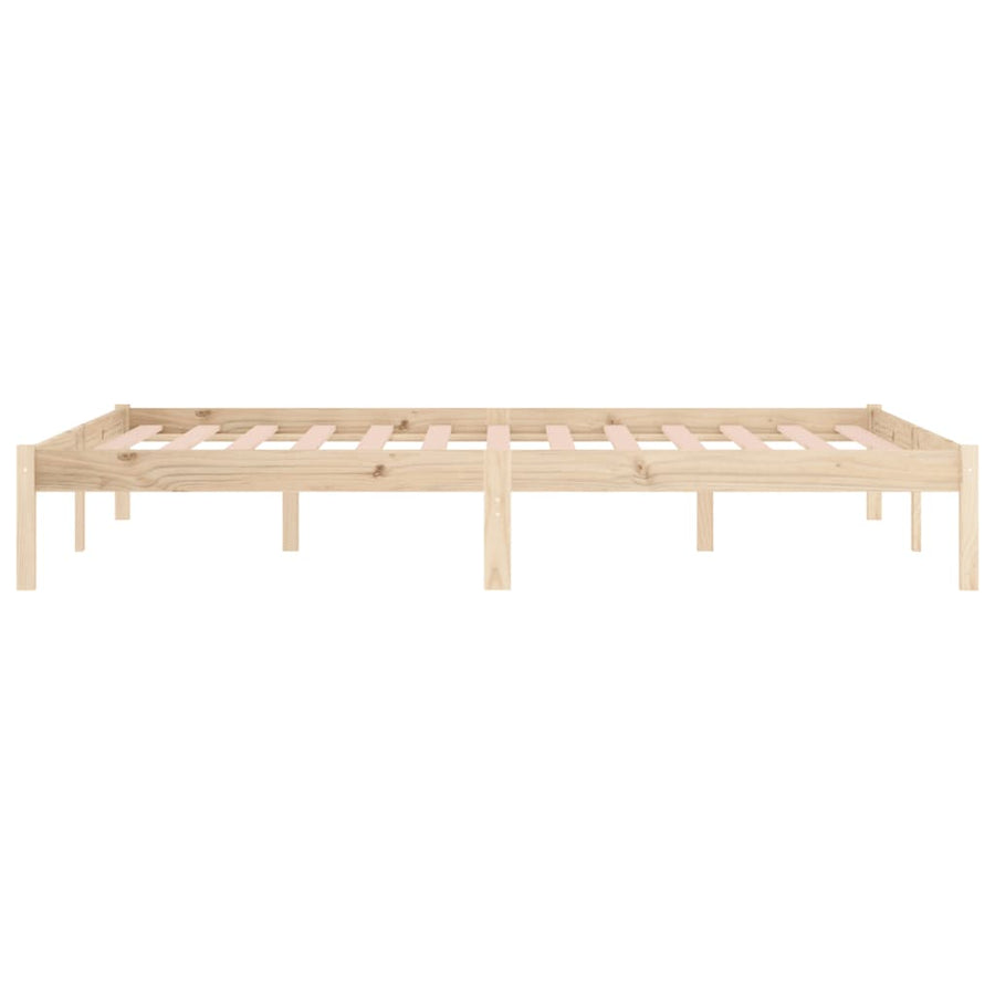 Bedframe zonder matras massief grenenhout 193x203 cm kingsize