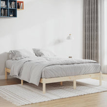 Bedframe zonder matras massief grenenhout 193x203 cm kingsize