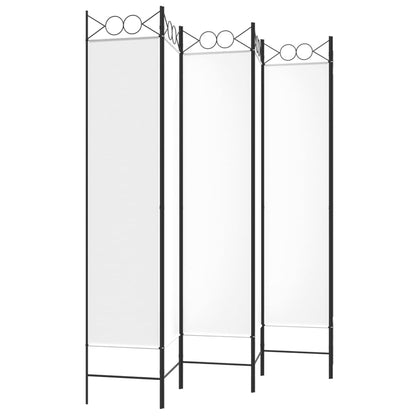 Kamerscherm Met 6 Panelen 240X200 Cm Stof Wit 1 240 x 200 cm
