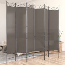 Kamerscherm Met 6 Panelen 240X200 Cm Stof Antracietkleurig