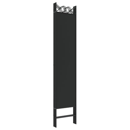 Kamerscherm Met 6 Panelen 240X200 Cm Stof Zwart