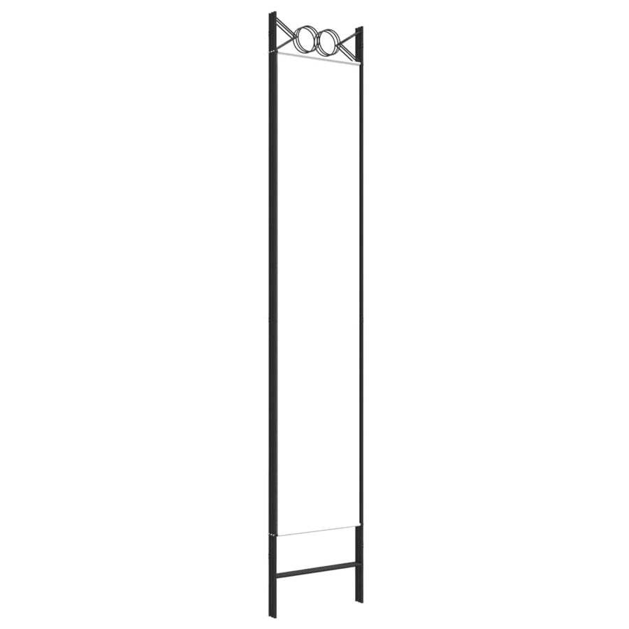 Kamerscherm Met 3 Panelen 120X220 Cm Stof Wit 120 x 220 cm