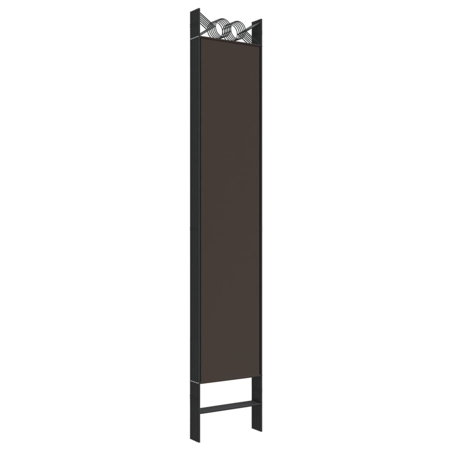 Kamerscherm Met 6 Panelen 300X220 Cm Stof Bruin 6