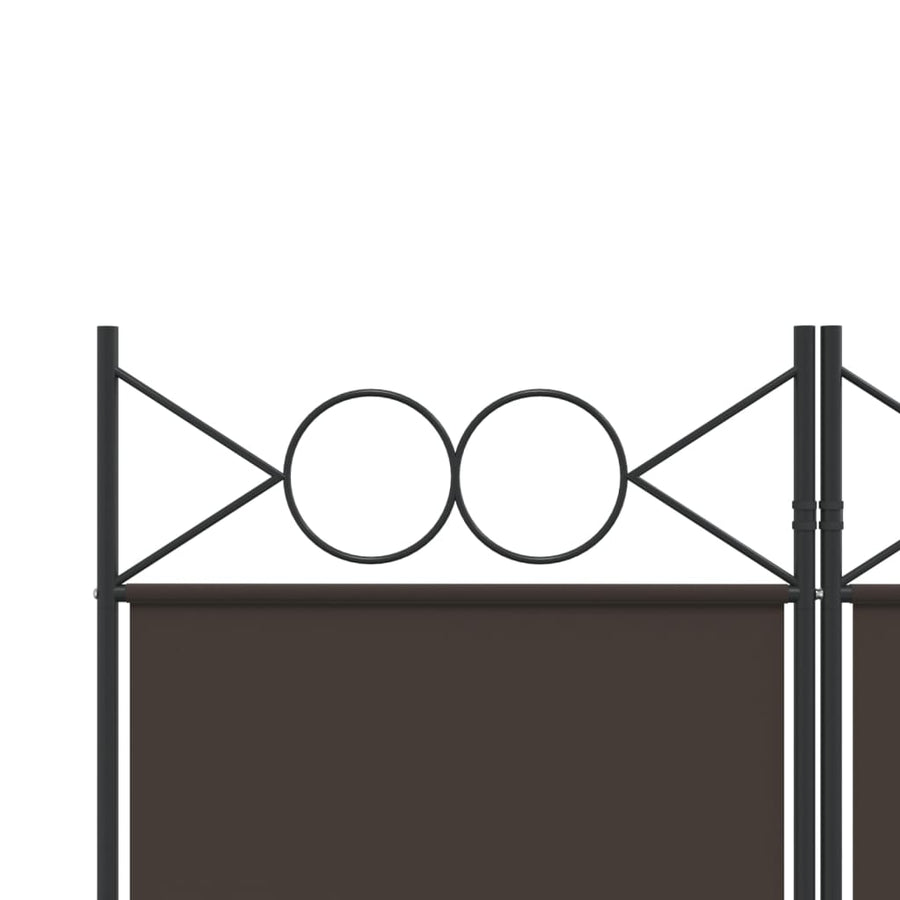 Kamerscherm Met 6 Panelen 300X220 Cm Stof Bruin 6