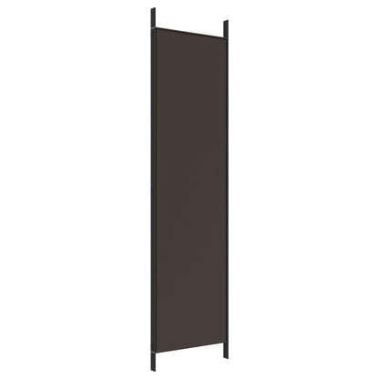 Kamerscherm Met 3 Panelen 150X200 Cm Stof Bruin