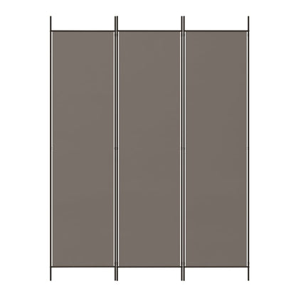 Kamerscherm Met 3 Panelen 150X200 Cm Stof Antracietkleurig
