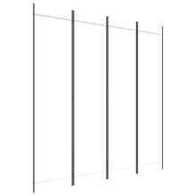 Kamerscherm Met 4 Panelen 200X200 Cm Stof Wit