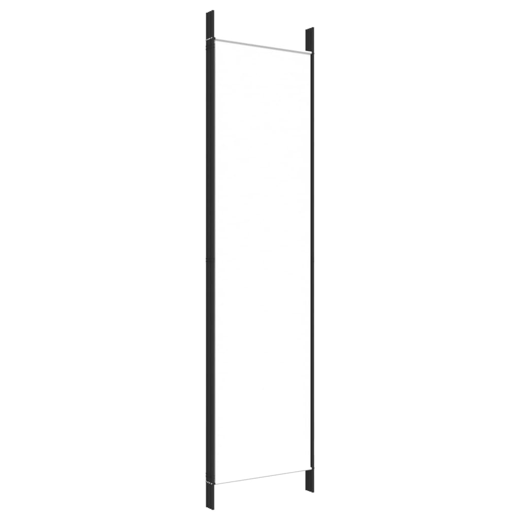 Kamerscherm Met 4 Panelen 200X200 Cm Stof Wit