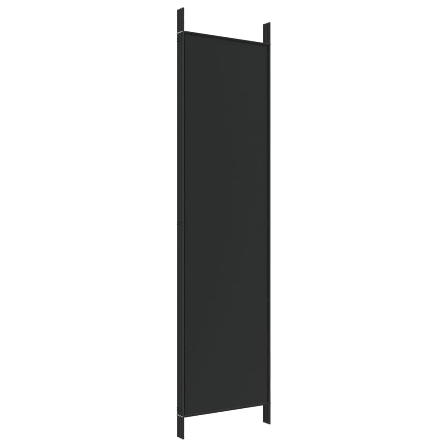 Kamerscherm Met 4 Panelen 200X200 Cm Stof Zwart