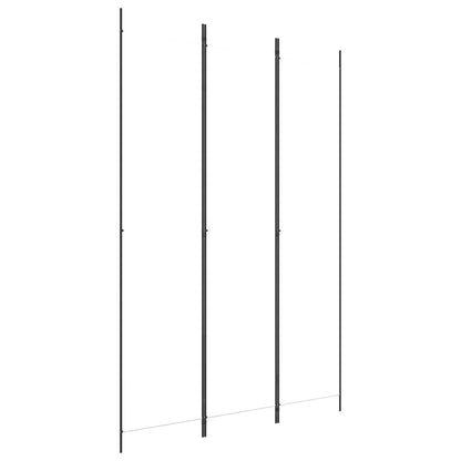 Kamerscherm Met 3 Panelen 150X220 Cm Stof Wit