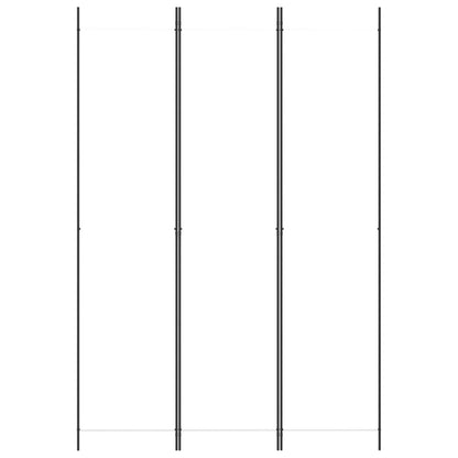 Kamerscherm Met 3 Panelen 150X220 Cm Stof Wit