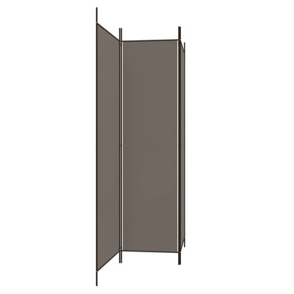 Kamerscherm Met 3 Panelen 150X220 Cm Stof Antracietkleurig
