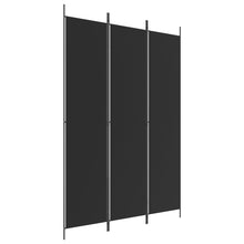 Kamerscherm Met 3 Panelen 150X220 Cm Stof Zwart