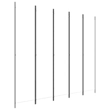 Kamerscherm Met 5 Panelen 250X220 Cm Stof Wit