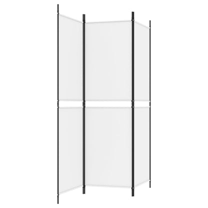 Kamerscherm Met 3 Panelen Stof 150 x 180 cm Wit