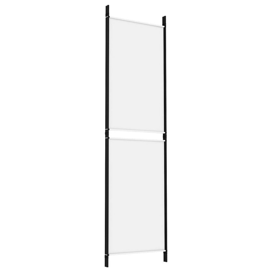 Kamerscherm Met 3 Panelen Stof 150 x 180 cm Wit