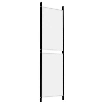 Kamerscherm Met 4 Panelen 200X180 Cm Stof Wit