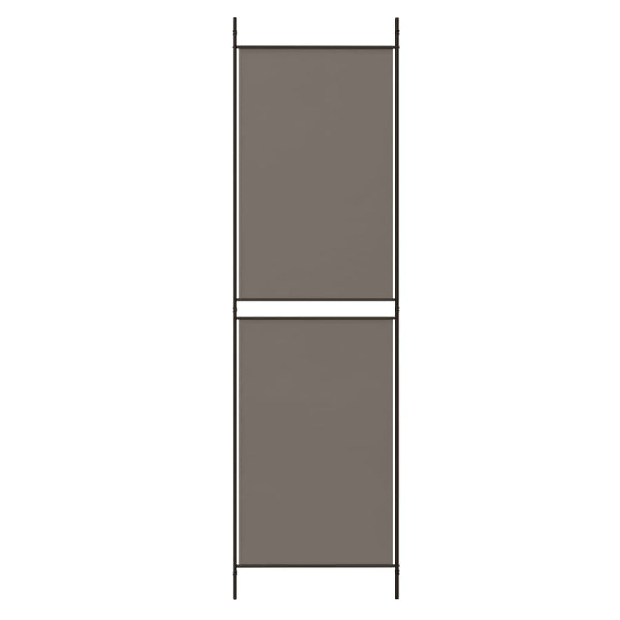 Kamerscherm met 6 panelen 300x180 cm antracietkleurig
