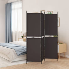 Kamerscherm Met 3 Panelen Stof Bruin 3