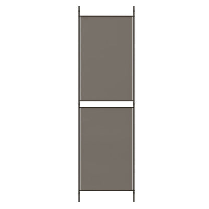 Kamerscherm met 5 panelen 300x200 cm stof antracietkleurig