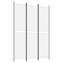 Kamerscherm Met 3 Panelen 150X220 Cm Stof Wit 150 x 220 cm