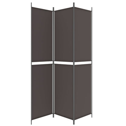 Kamerscherm Met 3 Panelen Stof Bruin 3