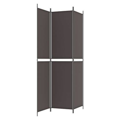 Kamerscherm Met 3 Panelen Stof Bruin 3