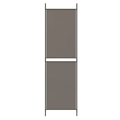 Kamerscherm met 3 panelen 150x220 cm stof antracietkleurig