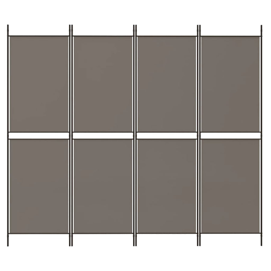 Kamerscherm Met 4 Panelen Stof Kleurig Antraciet 4