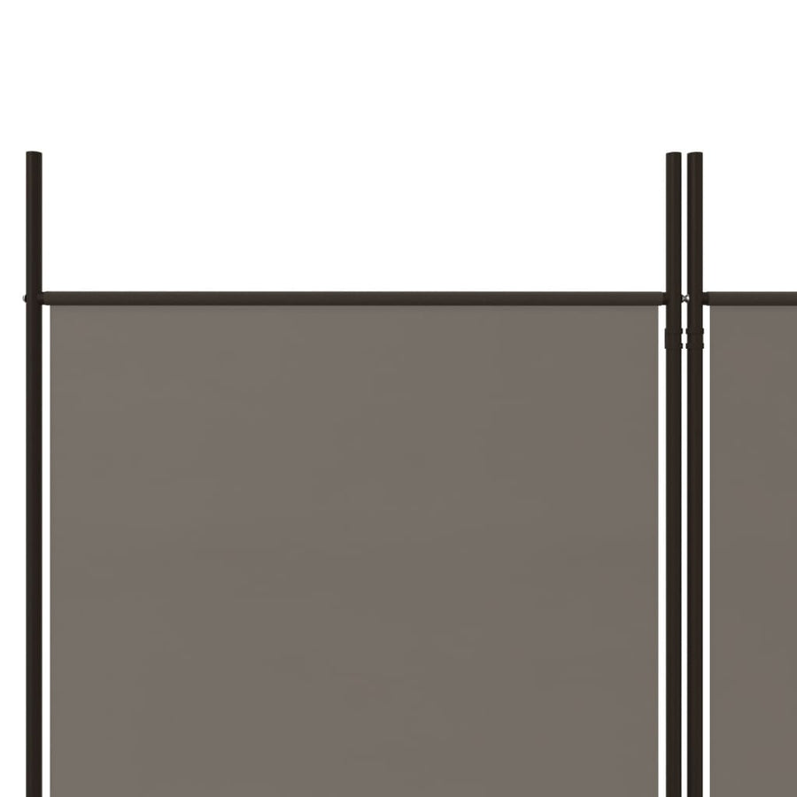 Kamerscherm Met 4 Panelen Stof Kleurig Antraciet 4