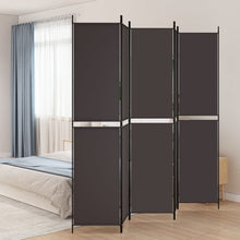 Kamerscherm Met 5 Panelen Stof Bruin 5