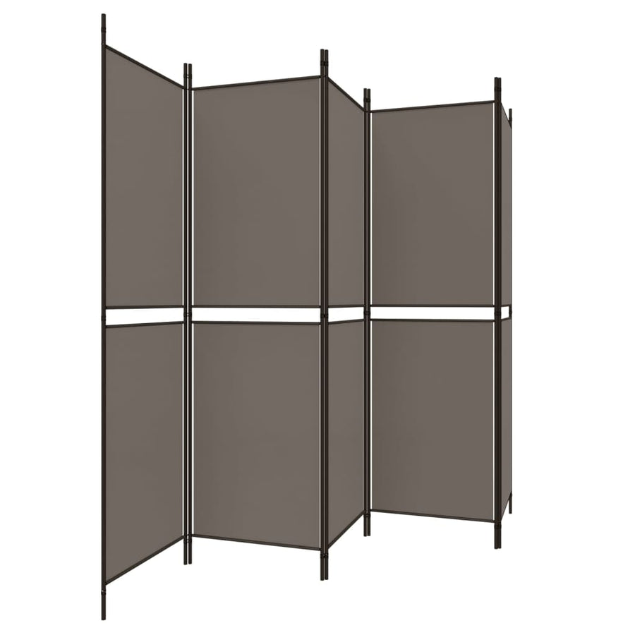 Kamerscherm Met 5 Panelen Stof Kleurig Antraciet 5