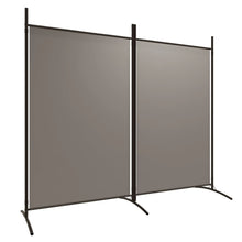Kamerscherm Met 2 Panelen Stof Kleurig 175 x 180 cm Antraciet