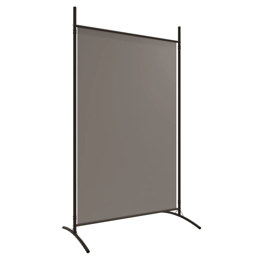 Kamerscherm Met 2 Panelen Stof Kleurig 175 x 180 cm Antraciet