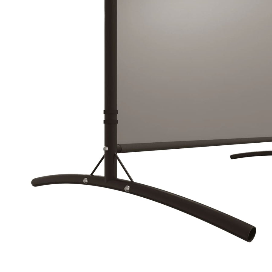Kamerscherm Met 2 Panelen Stof Kleurig 175 x 180 cm Antraciet