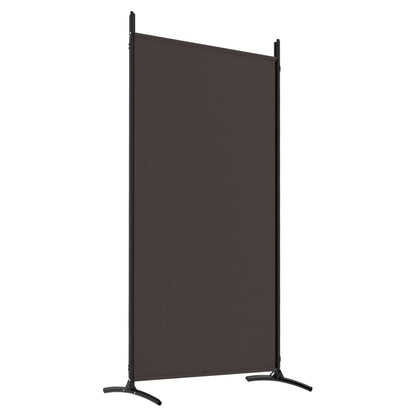 Kamerscherm Met 4 Panelen Stof 346 x 180 cm Bruin