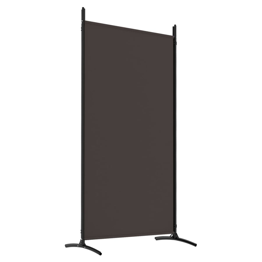 Kamerscherm Met 4 Panelen Stof 346 x 180 cm Bruin