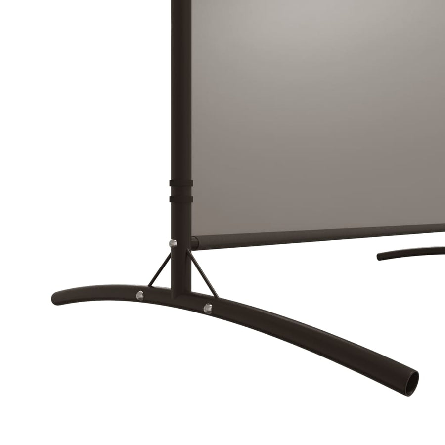 Kamerscherm Met 4 Panelen Stof Kleurig 346 x 180 cm Antraciet