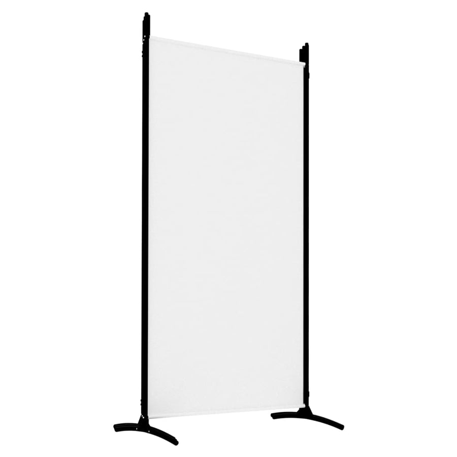 Kamerscherm Met 5 Panelen Stof 433 x 180 cm Wit